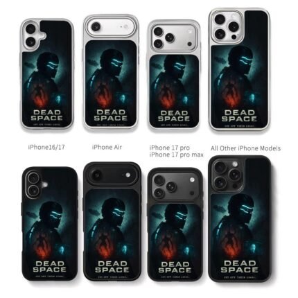 Dead Space Isaac Clarke necromorph woman ship art Chris Brown Phone Case Black Electroplated Silver For Iphone 11 To 17