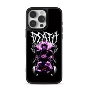 Death Note Ryuk Light Yagami death metal anime art iPhone 16 Pro Max Black Case