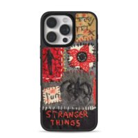 Stranger Things demogorgon art iPhone 16 Pro Max Black Case