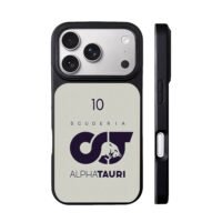 10 Scuderia AlphaTauri F1 bull logo iPhone 17 Pro Max Black Case