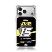 15 NASCAR race livery Monster Ford iPhone 17 Pro Max Electroplated Silver Case1