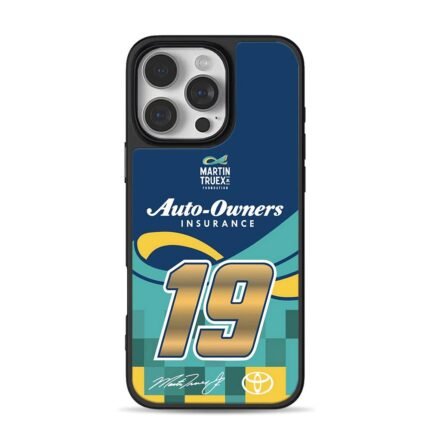 19 Martin Truex Jr AutoOwner Toyota iPhone 16 Pro Max Black Case