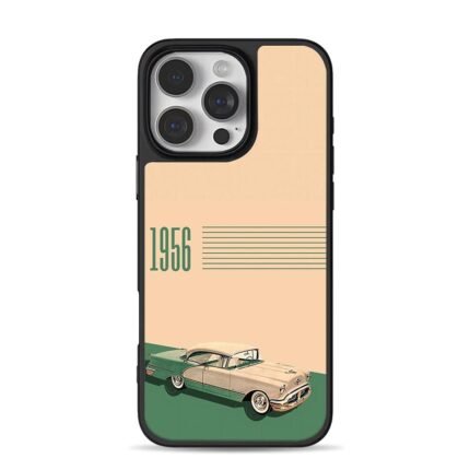 1956 vintage classic sedan car iPhone 16 Pro Max Black Case