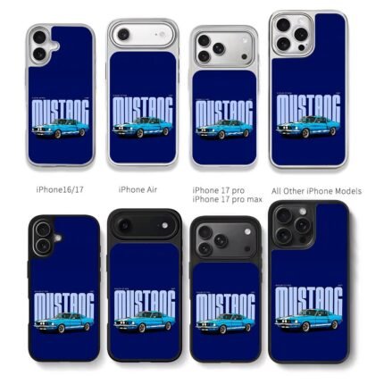 1967 Shelby GT500 Mustang car Chris Brown Phone Case Black Electroplated Silver For Iphone 11 To 17