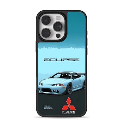 1999 Mitsubishi Eclipse tuned car iPhone 16 Pro Max Black Case