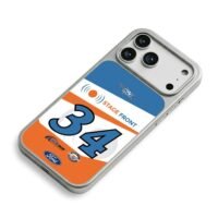 34 Ford NASCAR StageFront livery iPhone 17 Pro Max Electroplated Silver Case2
