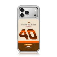 40 JA Whiskey JRM Chevy Racing iPhone 17 Pro Max Electroplated Silver Case1
