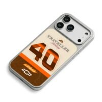 40 JA Whiskey JRM Chevy Racing iPhone 17 Pro Max Electroplated Silver Case2