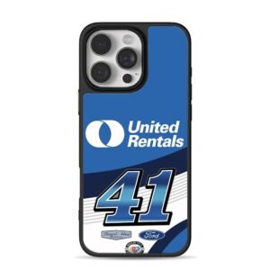 41 United Rentals NASCAR Ford race livery iPhone 16 Pro Max Black Case