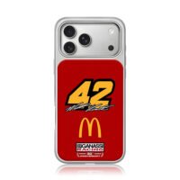 42 Kenseth McDonalds Ganassi Racing iPhone 17 Pro Max Electroplated Silver Case1