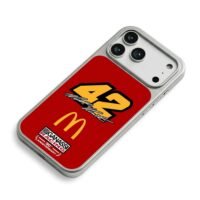 42 Kenseth McDonalds Ganassi Racing iPhone 17 Pro Max Electroplated Silver Case2