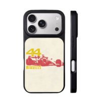 44 red F1 race car Pirelli logo iPhone 17 Pro Max Black Case