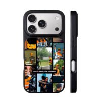 444 Hamilton Norris F1 collage iPhone 17 Pro Max Black Case