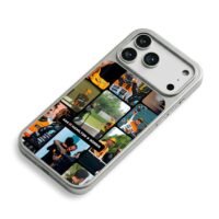 444 Hamilton Norris F1 collage iPhone 17 Pro Max Electroplated Silver Case2