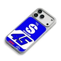 45 23XI TR SiriusXM Toyota iPhone 17 Pro Max Electroplated Silver Case2