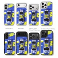 48 Ally Bowman NASCAR race car Chris Brown Phone Case Black Electroplated Silver For Iphone 11 To 17