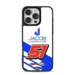 51 Jacob RWR Ford NASCAR Livery iPhone 16 Pro Max Black Case