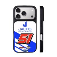 51 Jacob RWR Ford NASCAR Livery iPhone 17 Pro Max Black Case