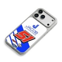 51 Jacob RWR Ford NASCAR Livery iPhone 17 Pro Max Electroplated Silver Case2