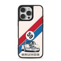 59 Brumos Porsche race car stripes iPhone 16 Pro Max Black Case