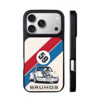 59 Brumos Porsche race car stripes iPhone 17 Pro Max Black Case