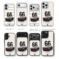 66 Shelby GT350H Fastback Chris Brown Phone Case Black Electroplated Silver For Iphone 11 To 17