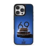 69 Ford Mustang Boss 302 iPhone 16 Pro Max Black Case