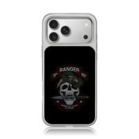 75th Ranger Skull Snake Knife iPhone 17 Pro Max Electroplated Silver Case1