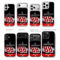 88 Carolina Carports racing Chris Brown Phone Case Black Electroplated Silver For Iphone 11 To 17