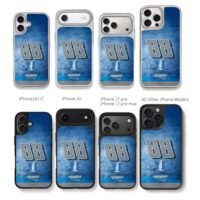 88 Nationwide Hendrick NASCAR Chris Brown Phone Case Black Electroplated Silver For Iphone 11 To 17