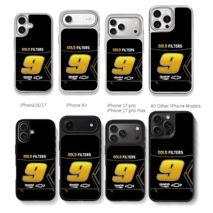 9 Gold Filters Hendrick Chevy Chris Brown Phone Case Black Electroplated Silver For Iphone 11 To 17