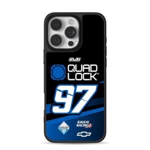 97 Kaulig Racing Quad Lock NASCAR iPhone 16 Pro Max Black Case