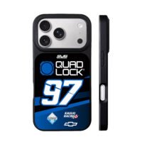 97 Kaulig Racing Quad Lock NASCAR iPhone 17 Pro Max Black Case