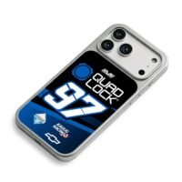 97 Kaulig Racing Quad Lock NASCAR iPhone 17 Pro Max Electroplated Silver Case2