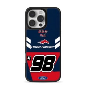 98 Ford Mustang Racing Livery iPhone 16 Pro Max Black Case