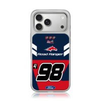 98 Ford Thor Racing Horse iPhone 17 Pro Max Electroplated Silver Case1