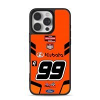 99 Ben Rhodes NASCAR Kubota iPhone 16 Pro Max Black Case