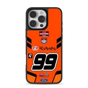 99 Ben Rhodes NASCAR Kubota iPhone 16 Pro Max Black Case