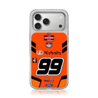 99 Ben Rhodes NASCAR Kubota iPhone 17 Pro Max Electroplated Silver Case1
