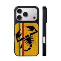 Abarth scorpion Italian flag iPhone 17 Pro Max Black Case