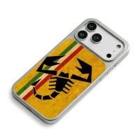 Abarth scorpion Italian flag iPhone 17 Pro Max Electroplated Silver Case2