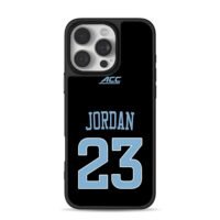 ACC Jordan 23 light blue on black iPhone 16 Pro Max Black Case