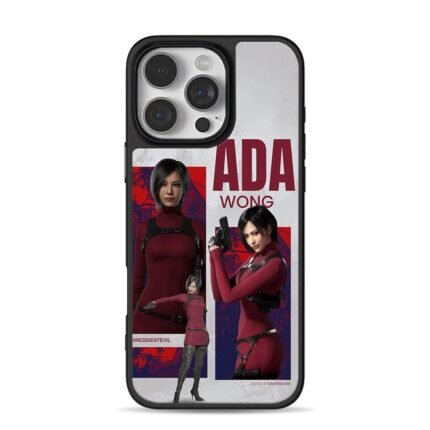 Ada Wong Resident Evil gun art iPhone 16 Pro Max Black Case