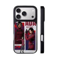 Ada Wong Resident Evil gun art iPhone 17 Pro Max Black Case