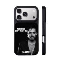Adam Lambert bw quote art iPhone 17 Pro Max Black Case