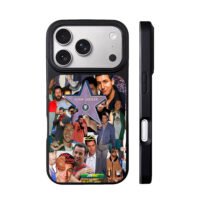 Adam Sandler collage Hollywood star 50 First Dates Subway iPhone 17 Pro Max Black Case