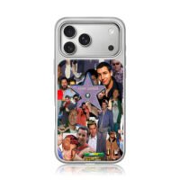 Adam Sandler collage Hollywood star 50 First Dates Subway iPhone 17 Pro Max Electroplated Silver Case1