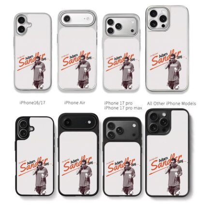Adam Sandler day on phone art Chris Brown Phone Case Black Electroplated Silver For Iphone 11 To 17