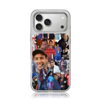 Adam Sandler photo collage iPhone 17 Pro Max Electroplated Silver Case1