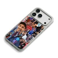 Adam Sandler photo collage iPhone 17 Pro Max Electroplated Silver Case2